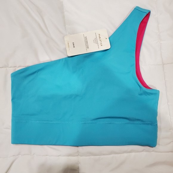 Harlow One Shoulder Reversible Sports Bra - Picture 2 of 2